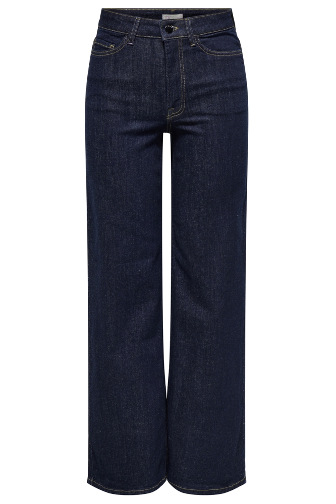 JDYFELINA-FINA HW WIDE RINSE JNSDNM 15354213 DARK BLUE DENIM
